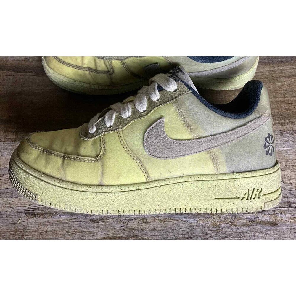 Nike Air Force 1 Mens Crater Light Lemon Twist DH2521-700 Shoes Size‎ 4Y